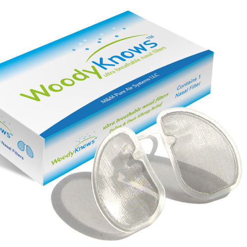 WoodyKnows® Ultra Breathable Nasal Filters (1st Generation) Nose Mask, Anti Pollen Allergies Pet Dust Allergy Hay Fever Relief