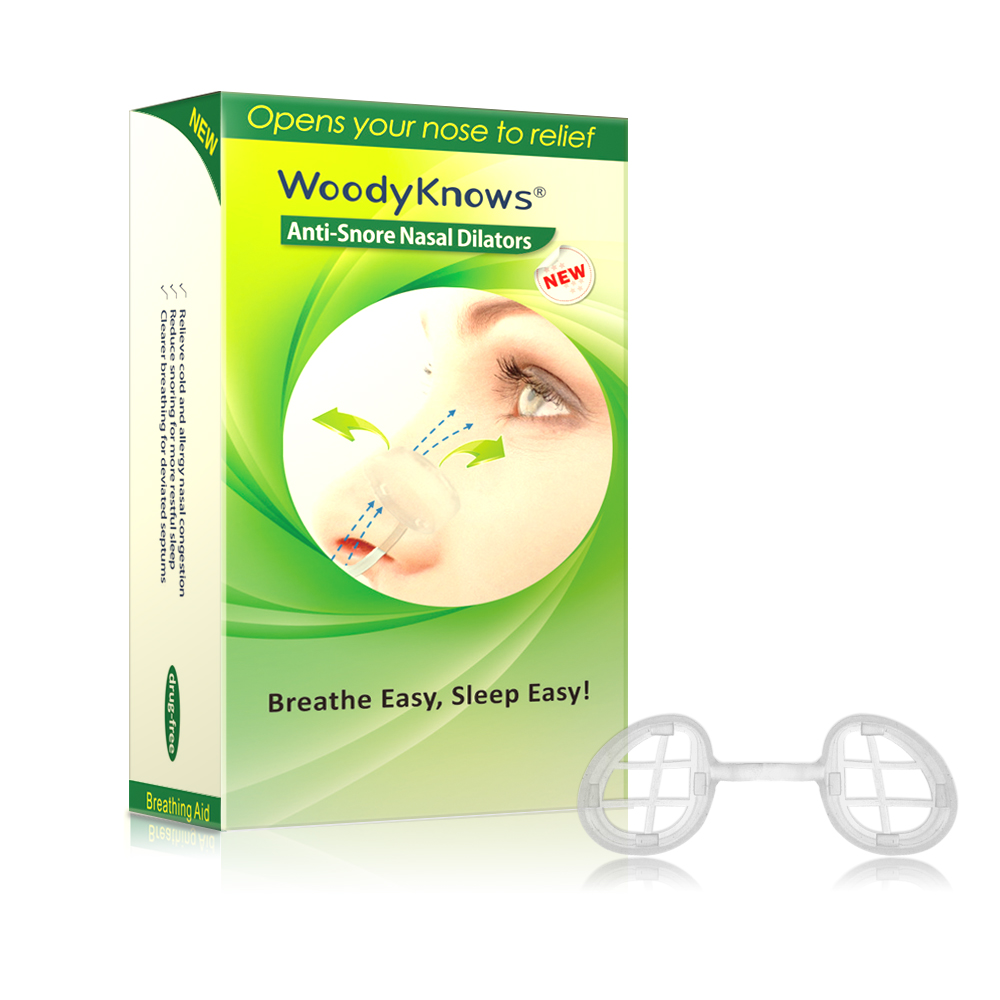WoodyKnows Super Soft Nasal Dilators, Reduce Snoring, Snore Stopper, S